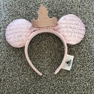 Pink Disney Princess Mouse Ears Headband